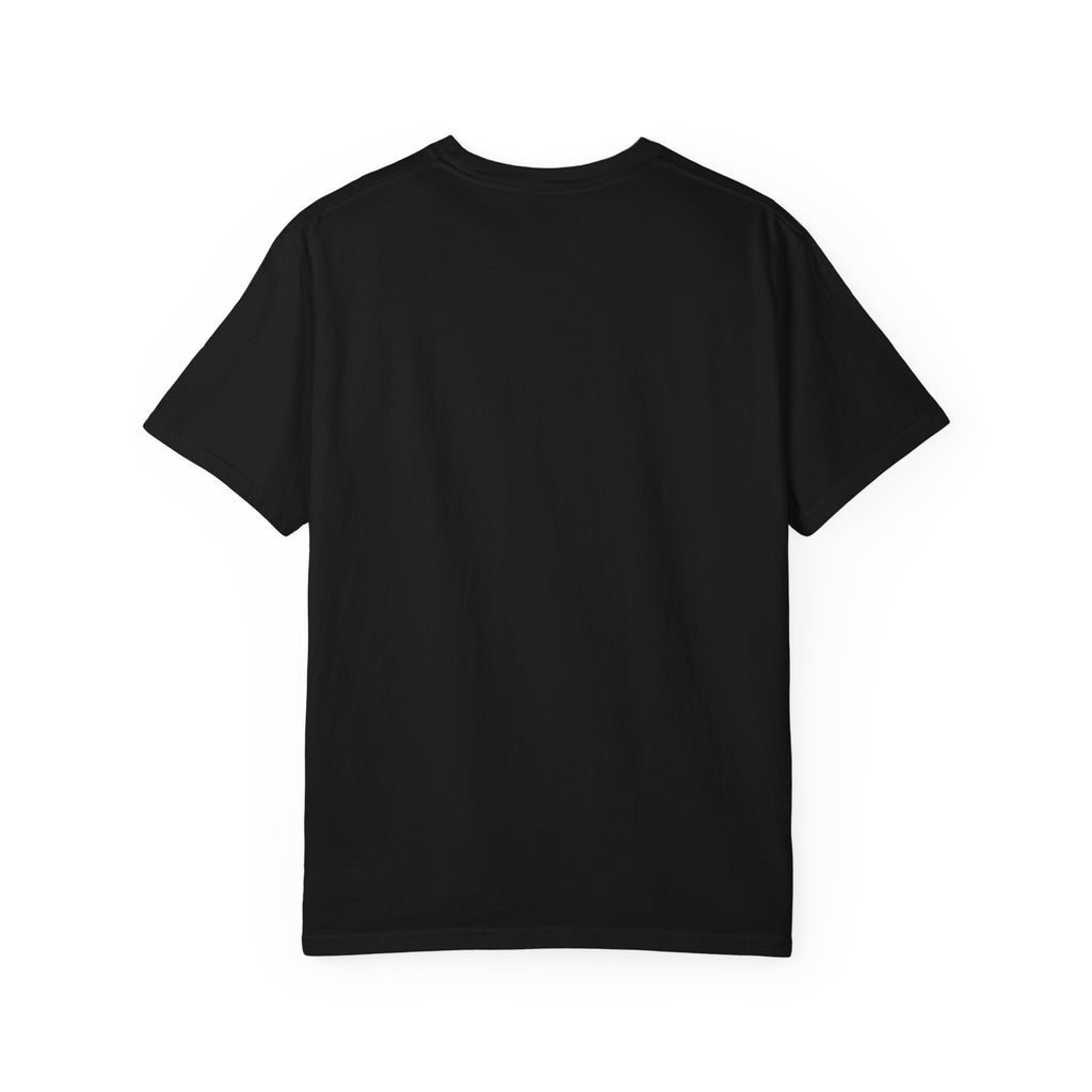 Electric Inferno on Unisex Garment-Dyed T-shirt