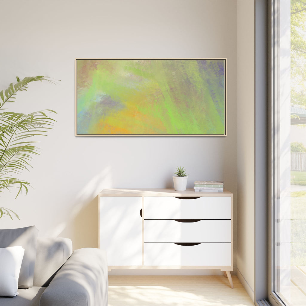 Calming Serenity on Matte Canvas, Framed