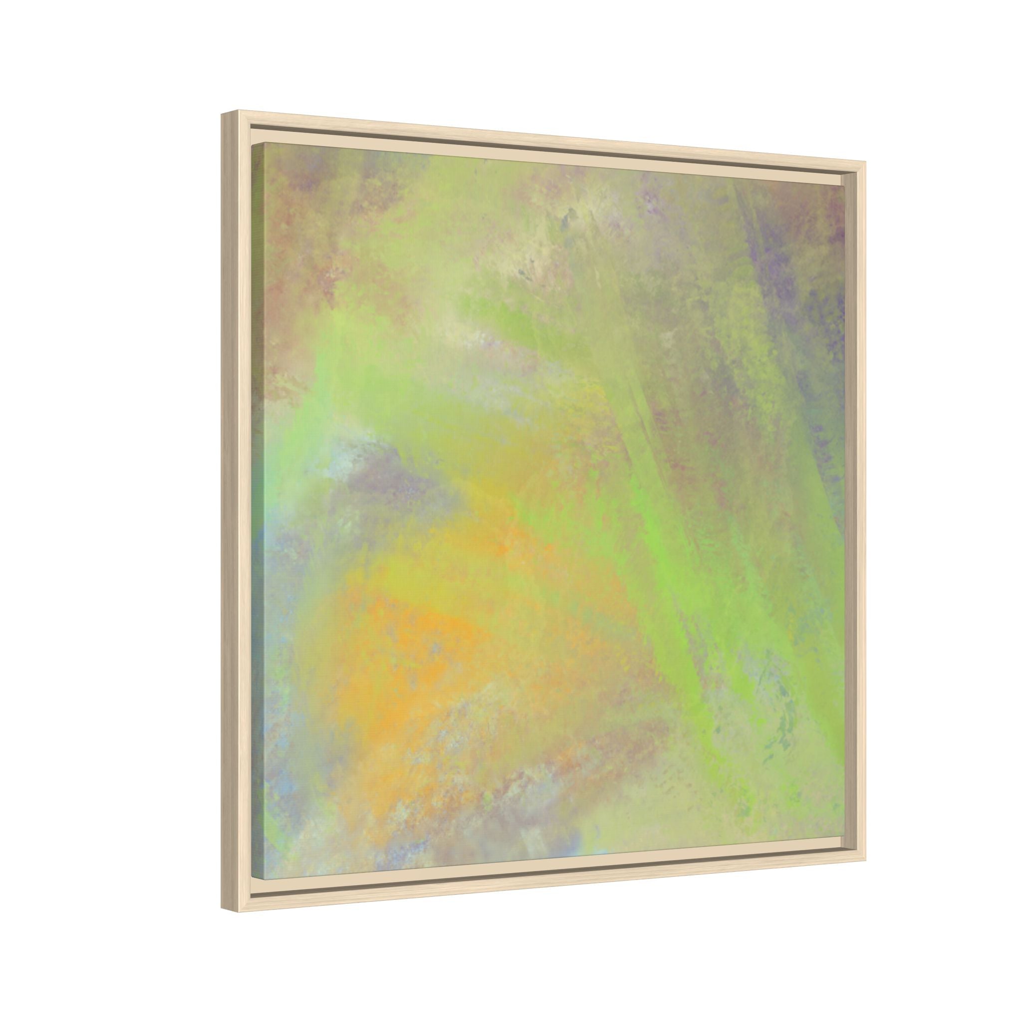 Calming Serenity on Matte Canvas, Framed