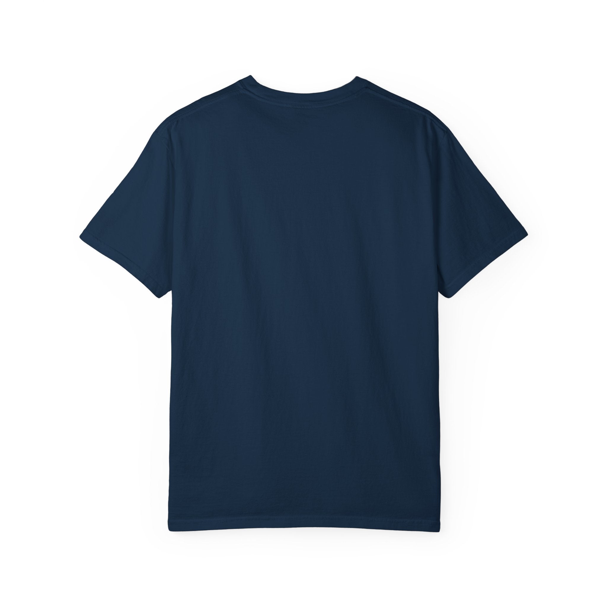 Electric Inferno on Unisex Garment-Dyed T-shirt