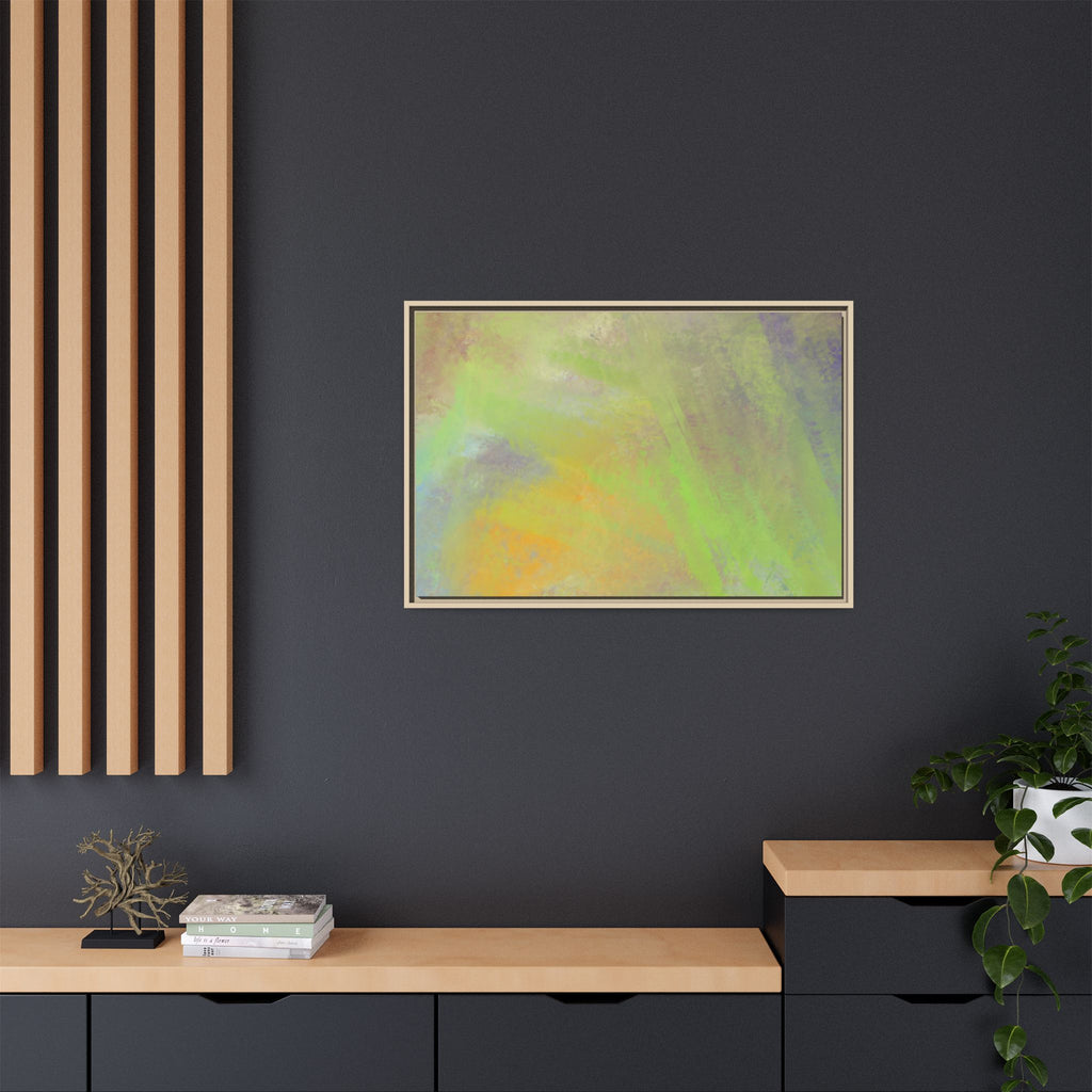 Calming Serenity on Matte Canvas, Framed