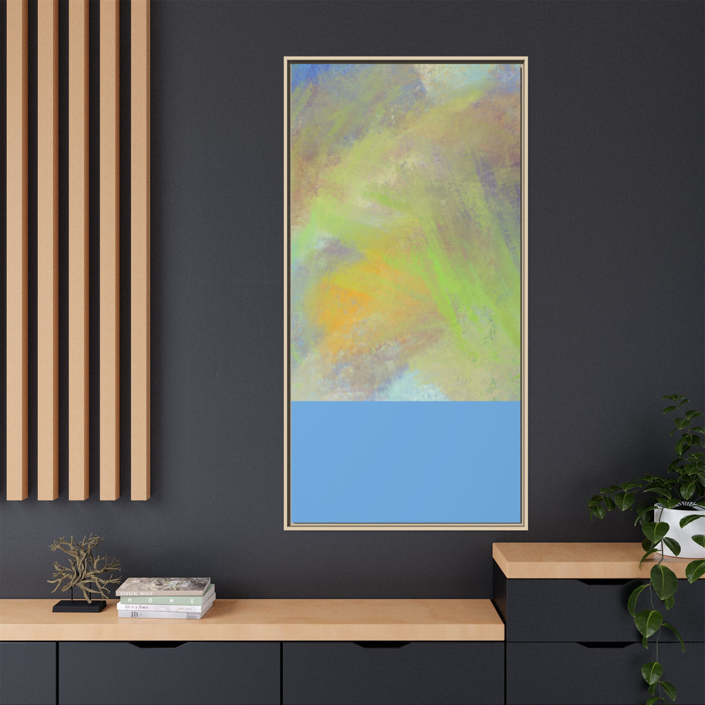Calming Serenity on Matte Canvas, Framed