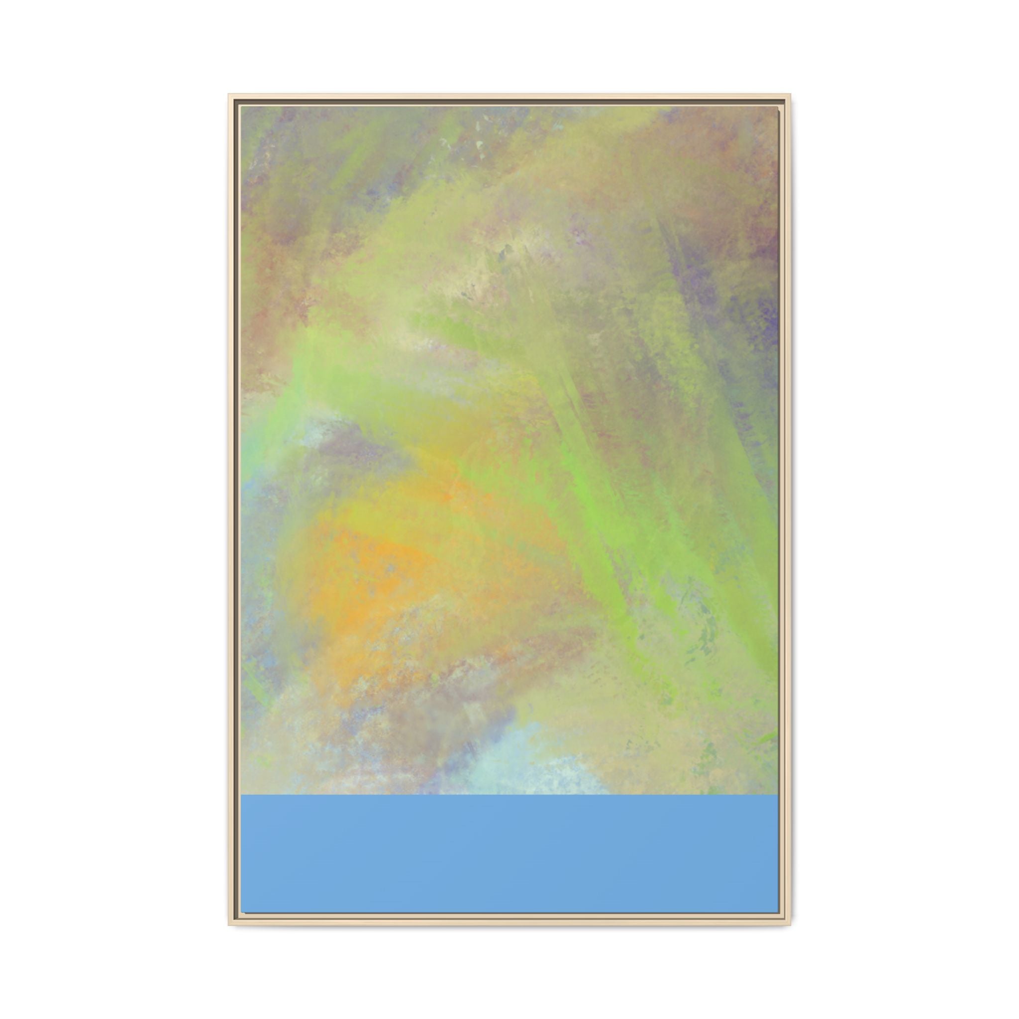 Calming Serenity on Matte Canvas, Framed