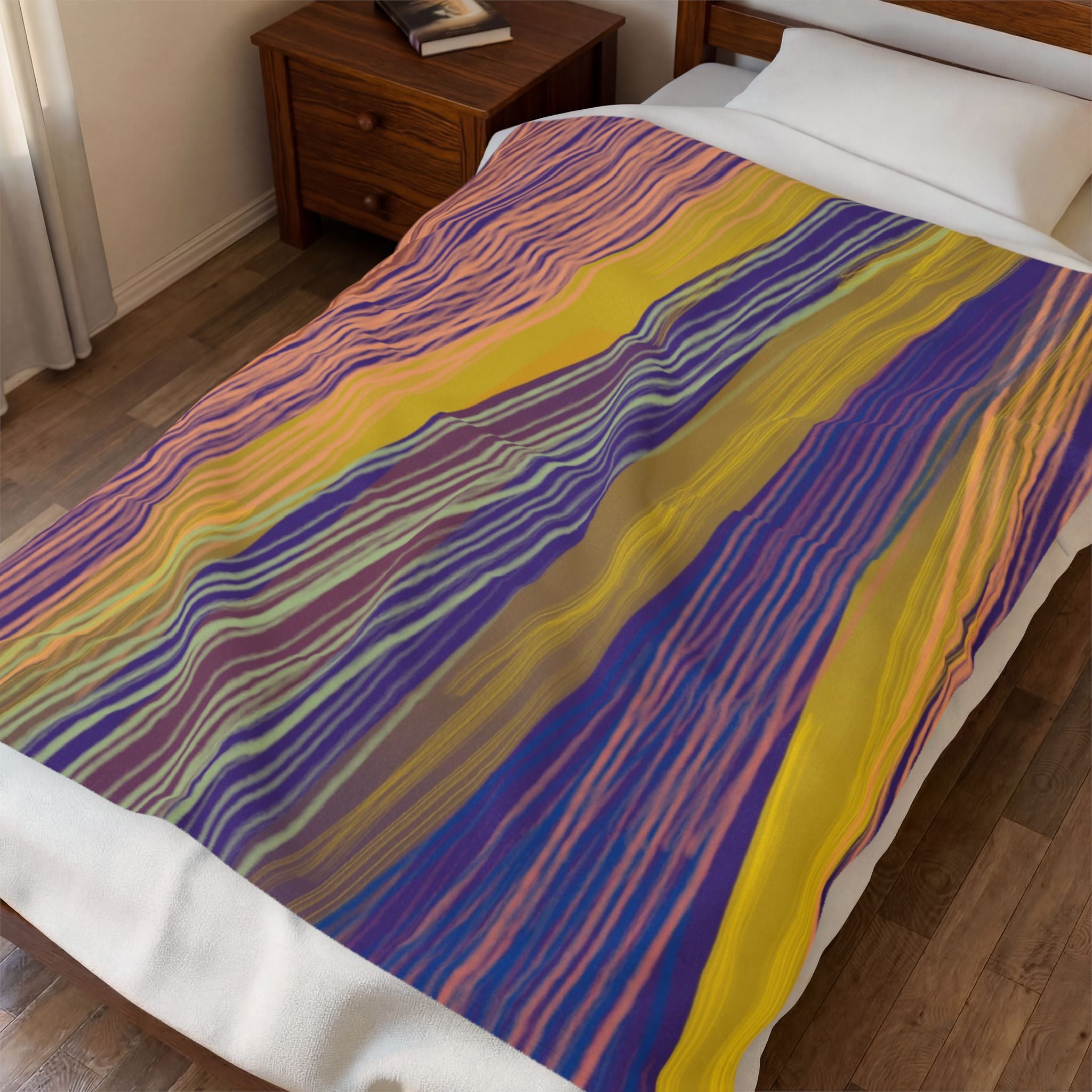 Woven Together Plush Blanket — Life's Connections Velveteen Throw