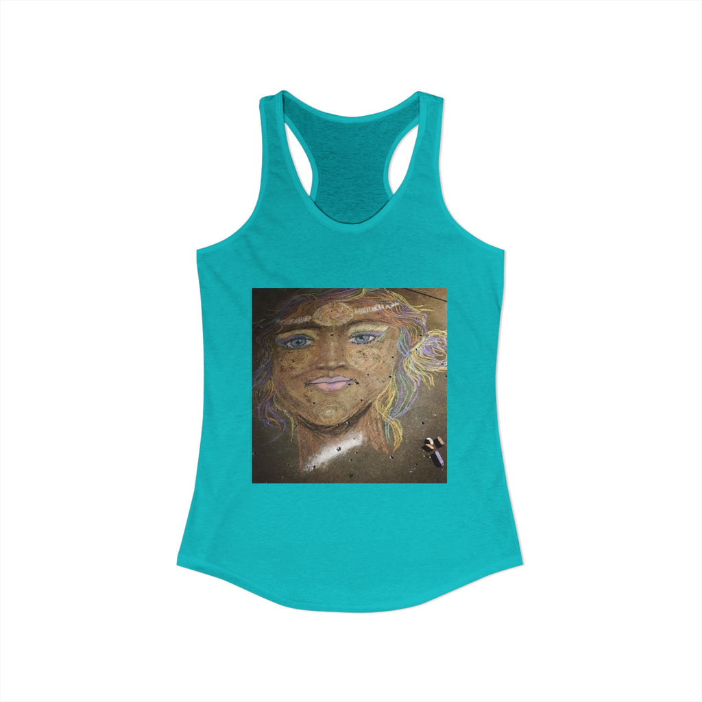 Warrior on Women's Ideal Racerback Tank