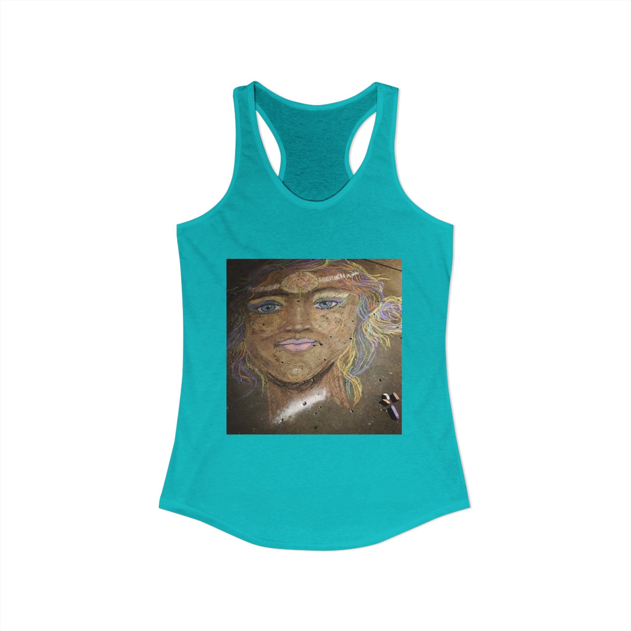Warrior on Women's Ideal Racerback Tank