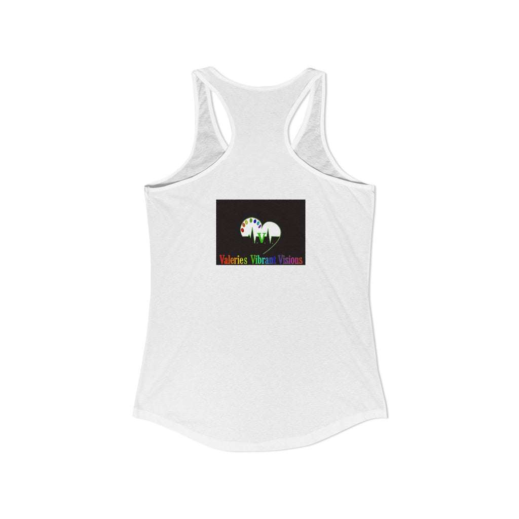 Warrior on Women's Ideal Racerback Tank