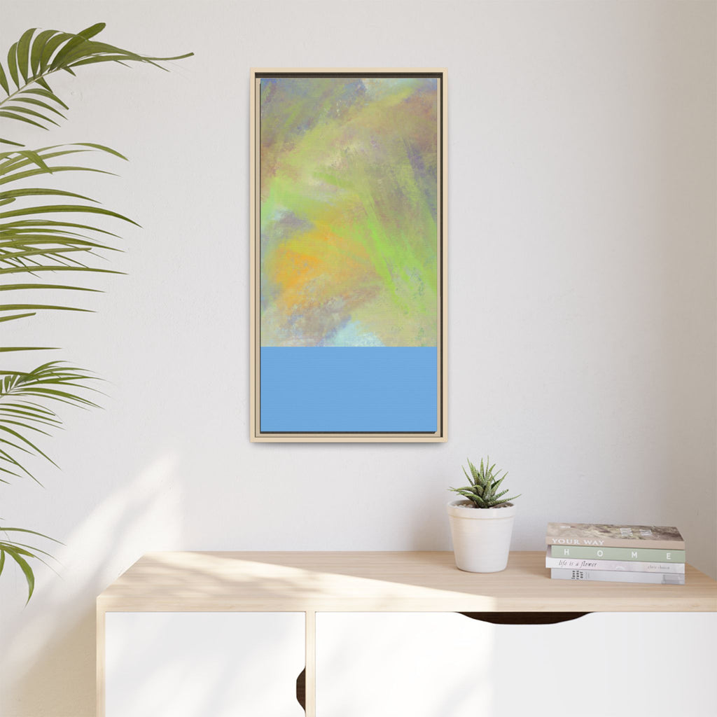 Calming Serenity on Matte Canvas, Framed