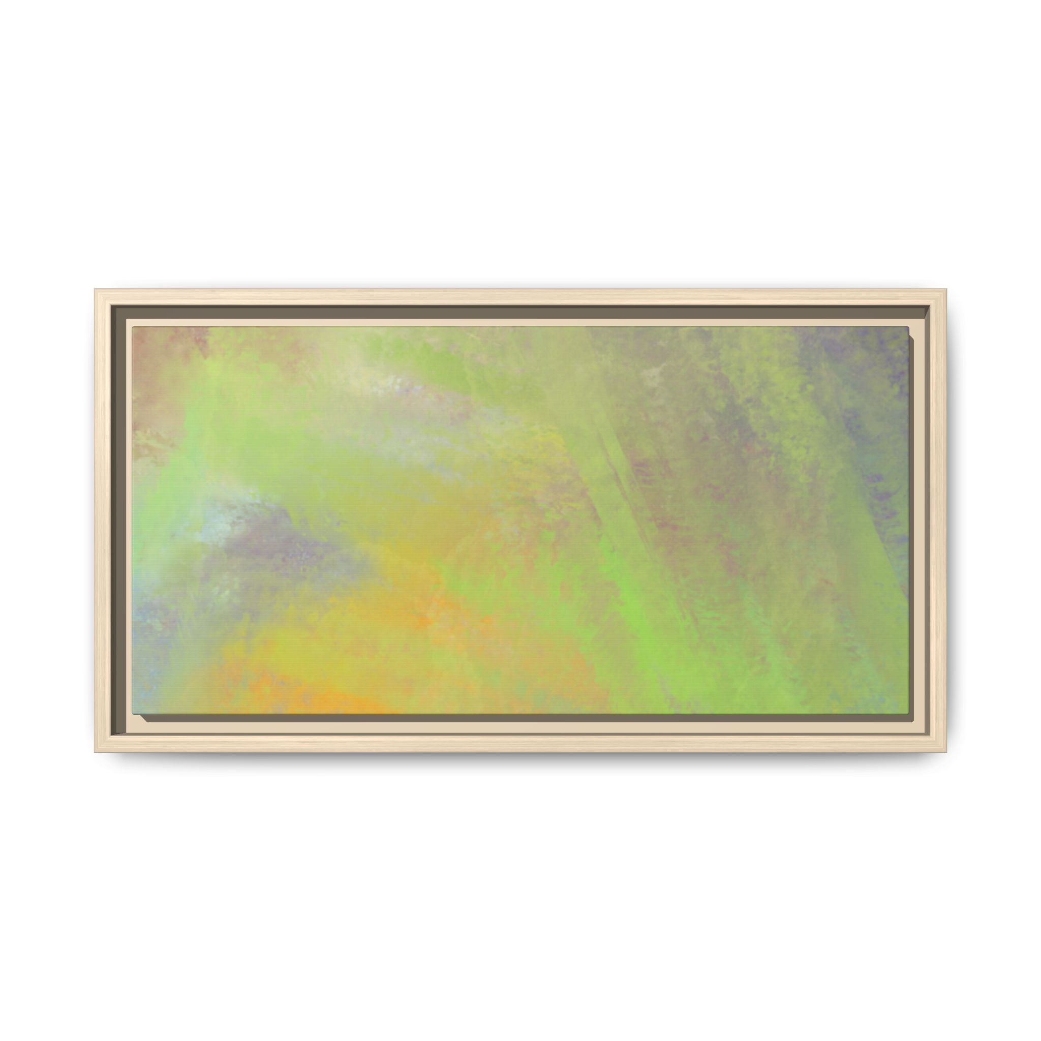 Calming Serenity on Matte Canvas, Framed