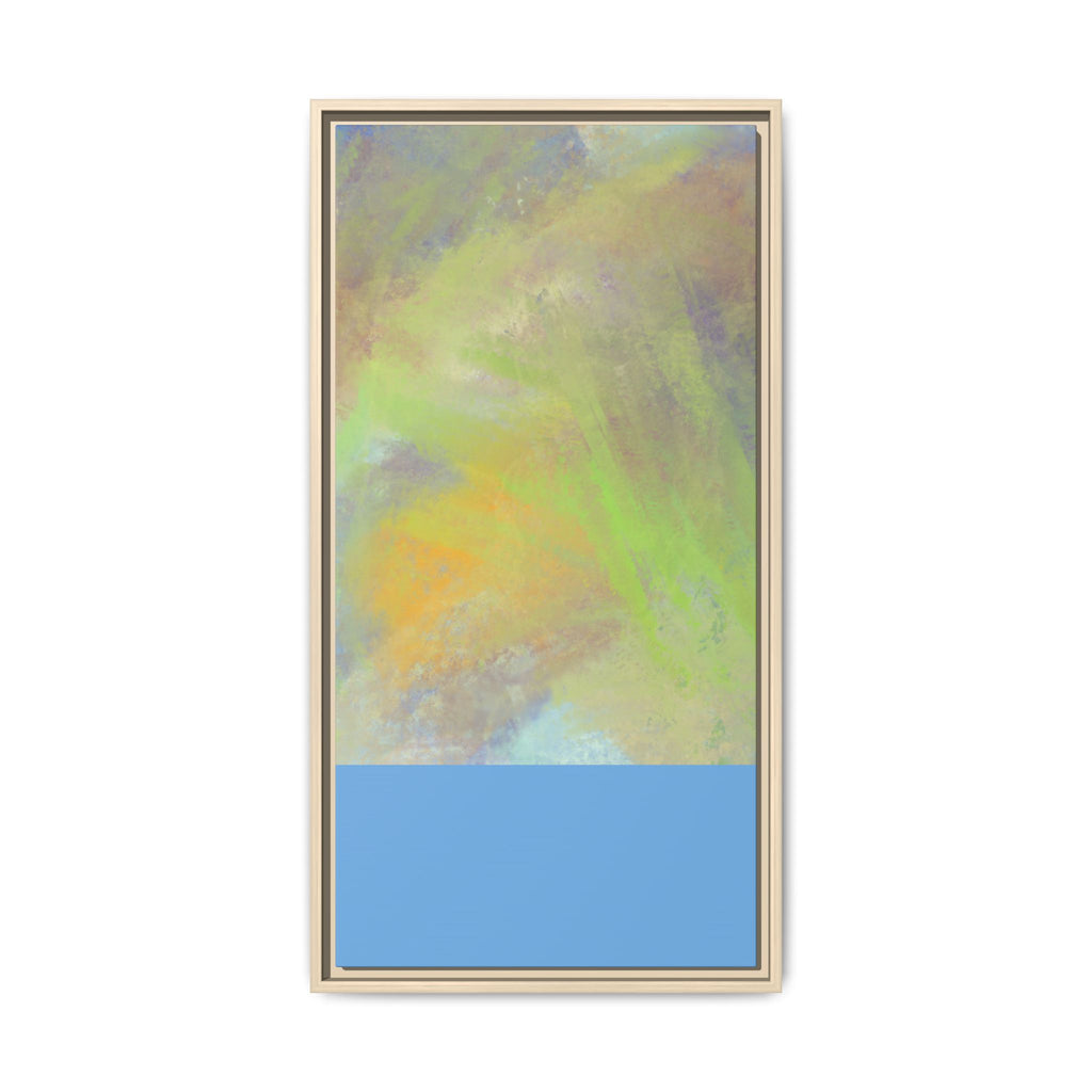 Calming Serenity on Matte Canvas, Framed
