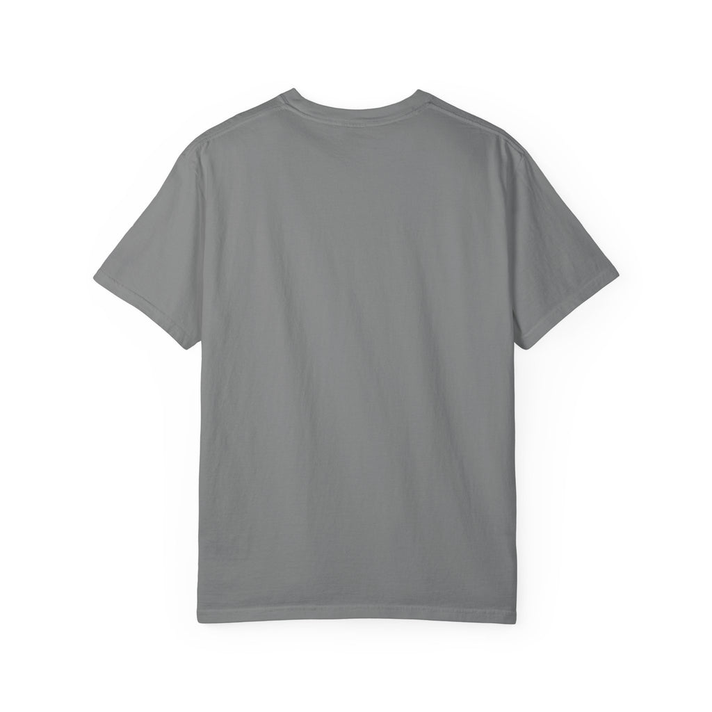 Electric Inferno on Unisex Garment-Dyed T-shirt