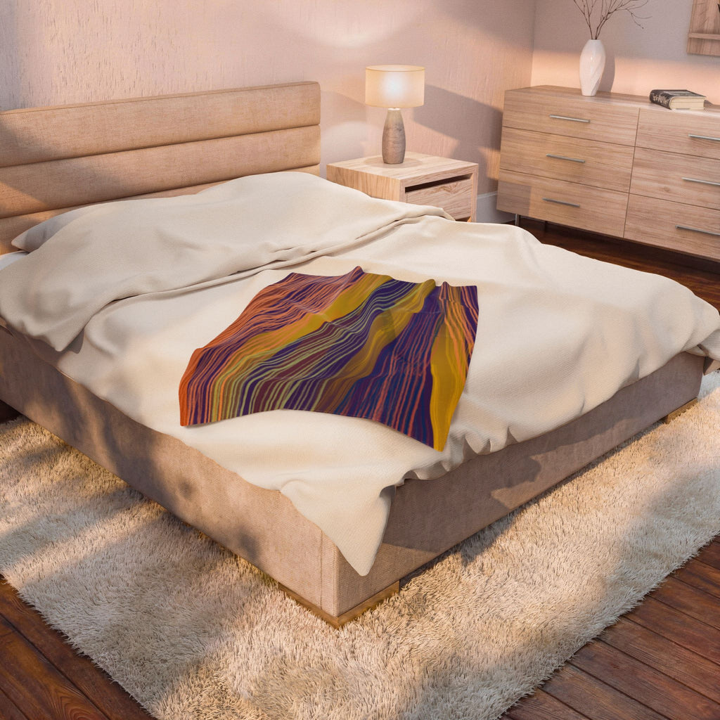 Woven Together Plush Blanket — Life's Connections Velveteen Throw
