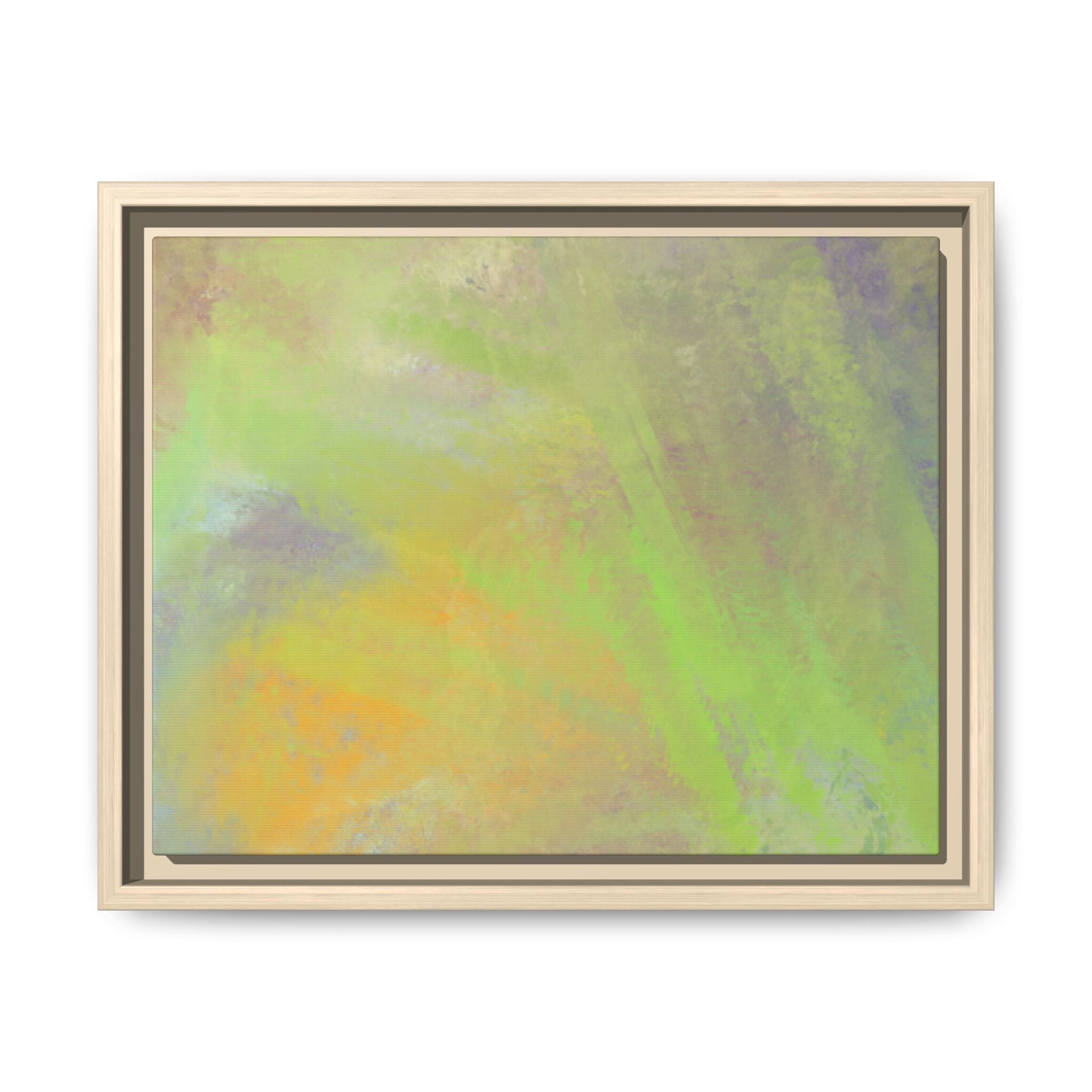 Calming Serenity on Matte Canvas, Framed
