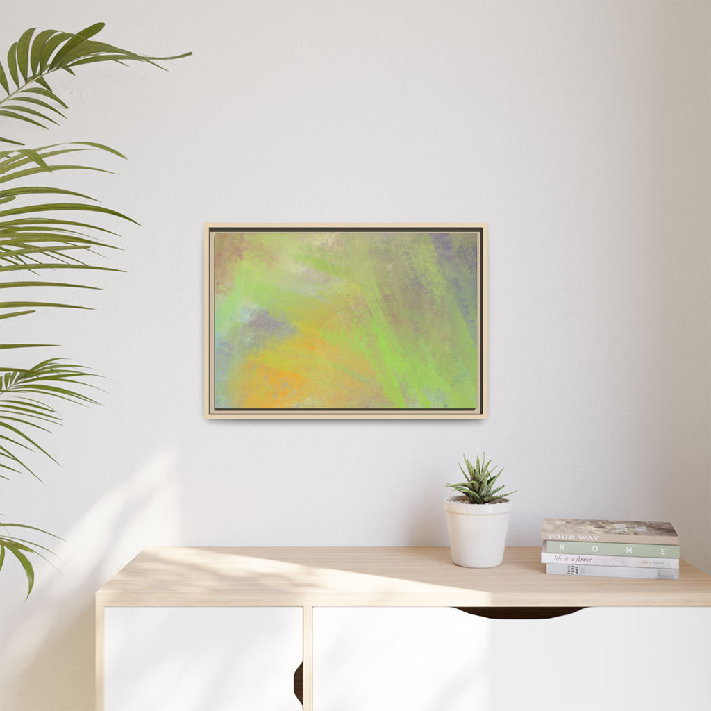 Calming Serenity on Matte Canvas, Framed