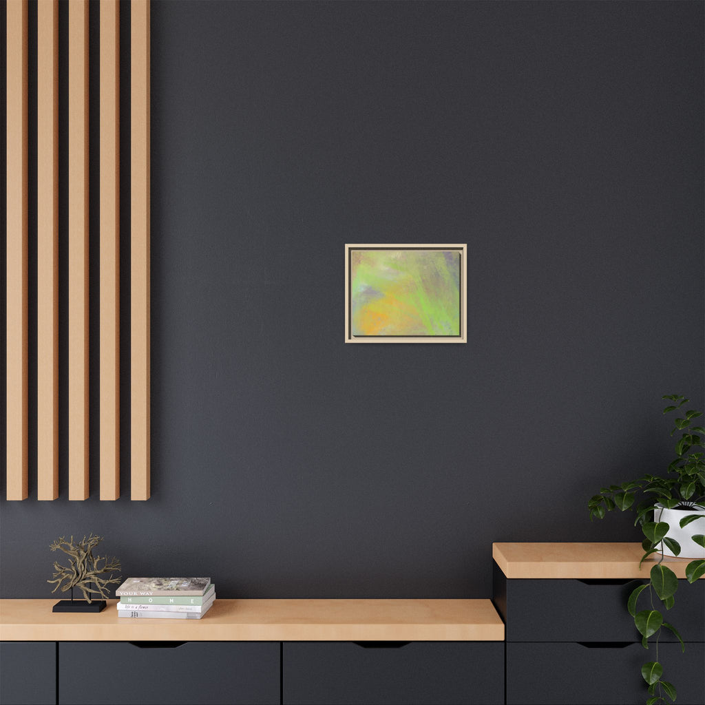 Calming Serenity on Matte Canvas, Framed