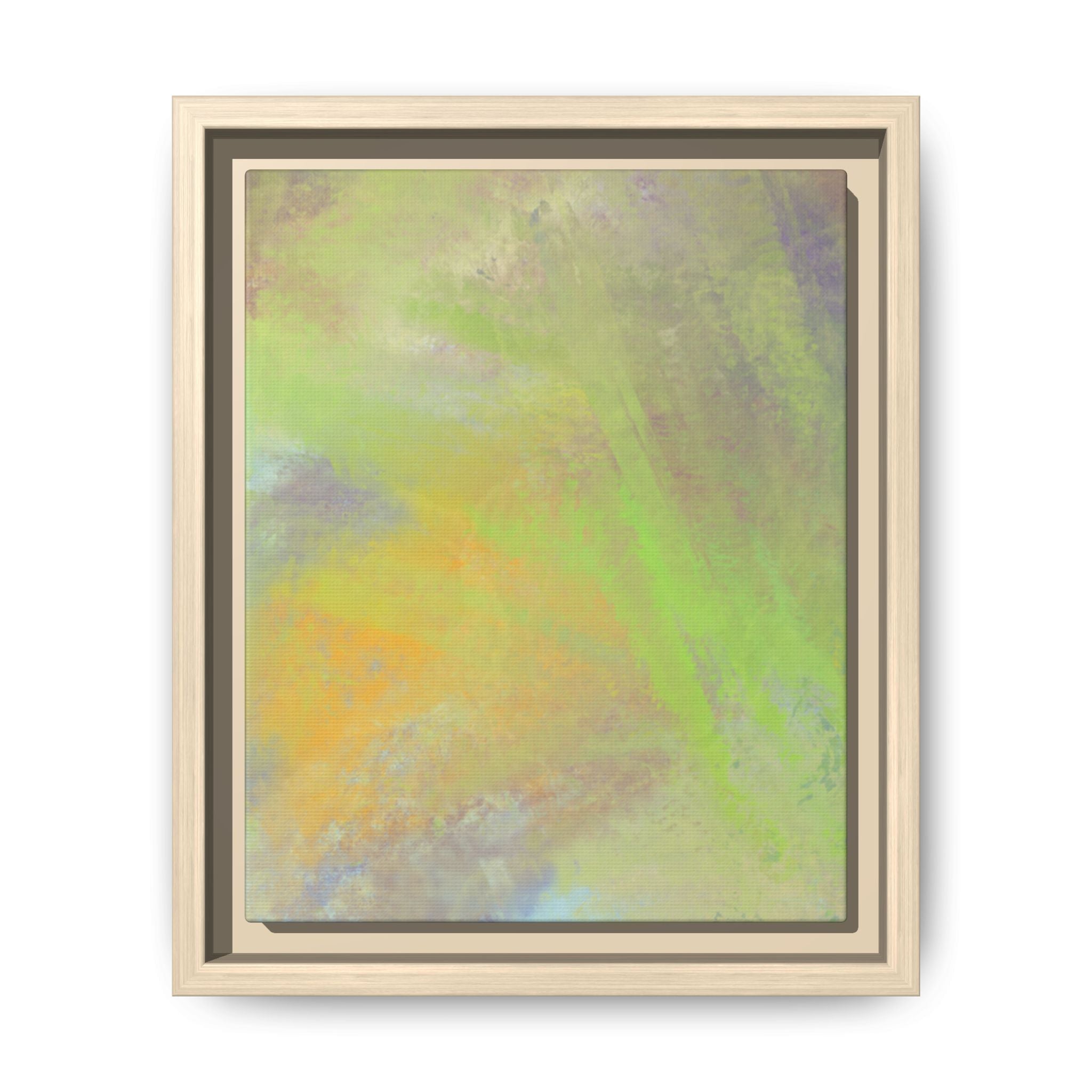 Calming Serenity on Matte Canvas, Framed