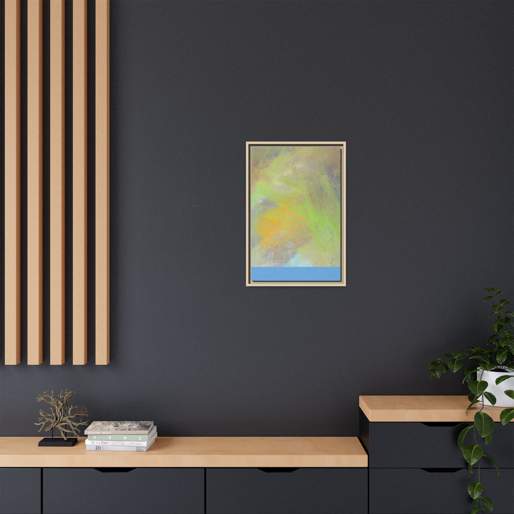 Calming Serenity on Matte Canvas, Framed