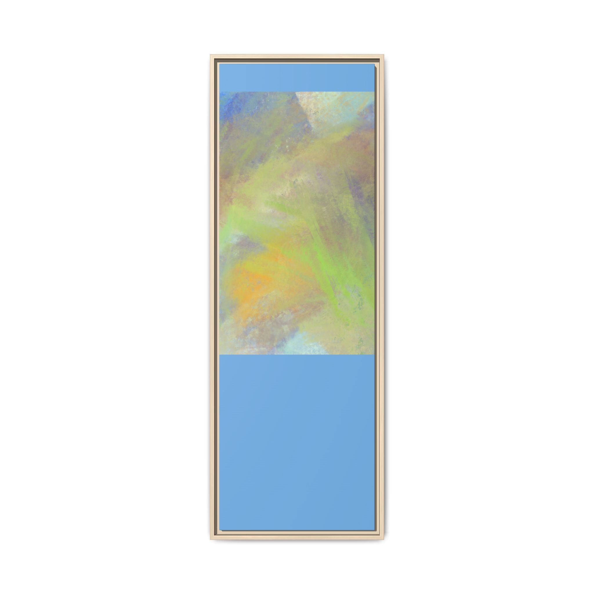 Calming Serenity on Matte Canvas, Framed