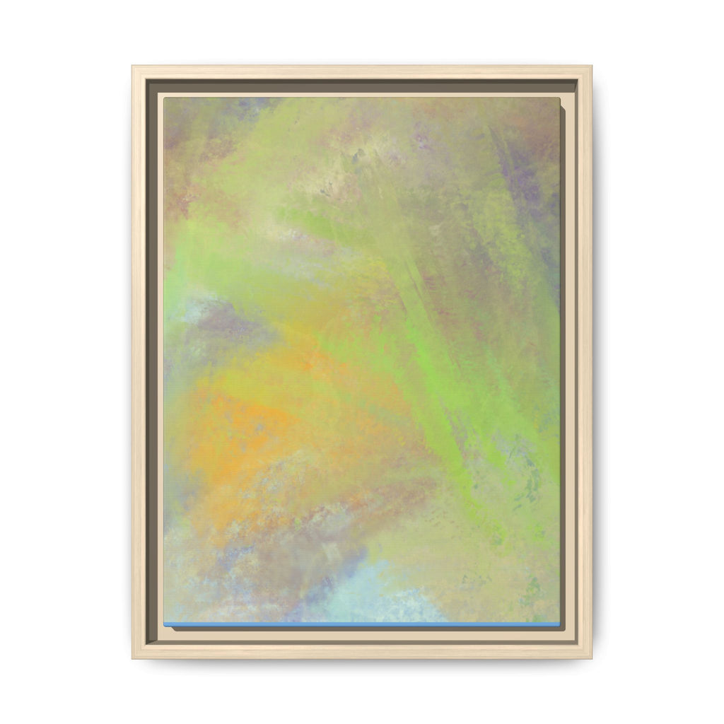 Calming Serenity on Matte Canvas, Framed