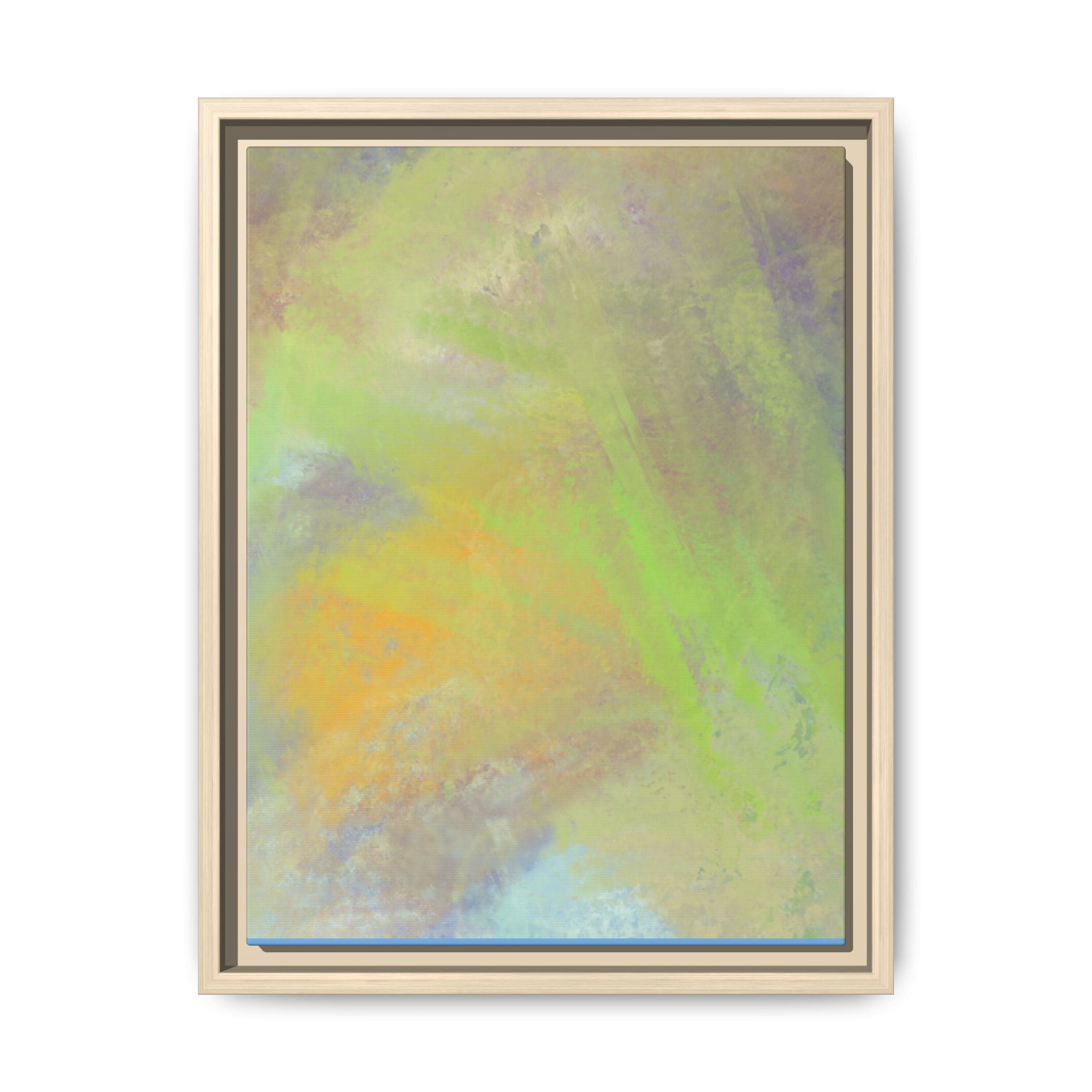 Calming Serenity on Matte Canvas, Framed