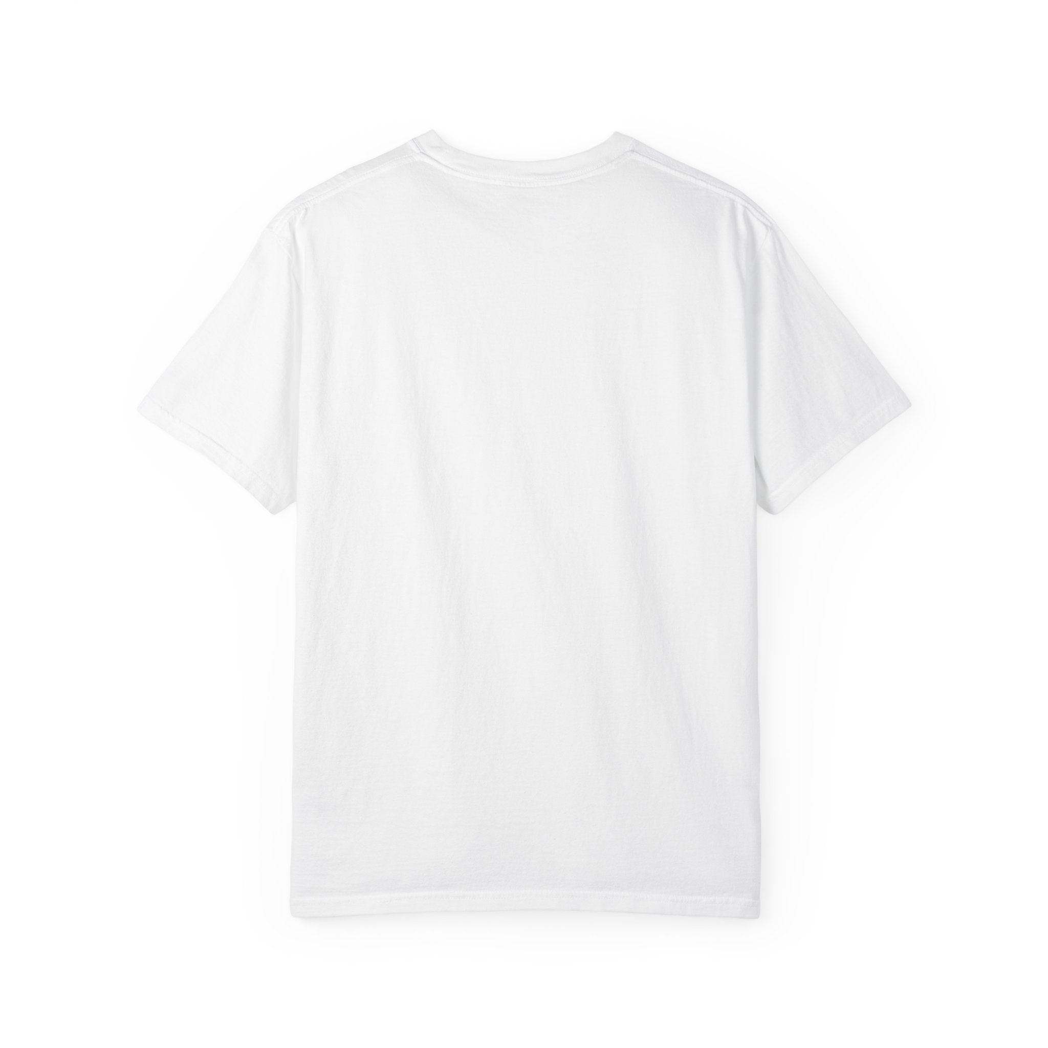Electric Inferno on Unisex Garment-Dyed T-shirt