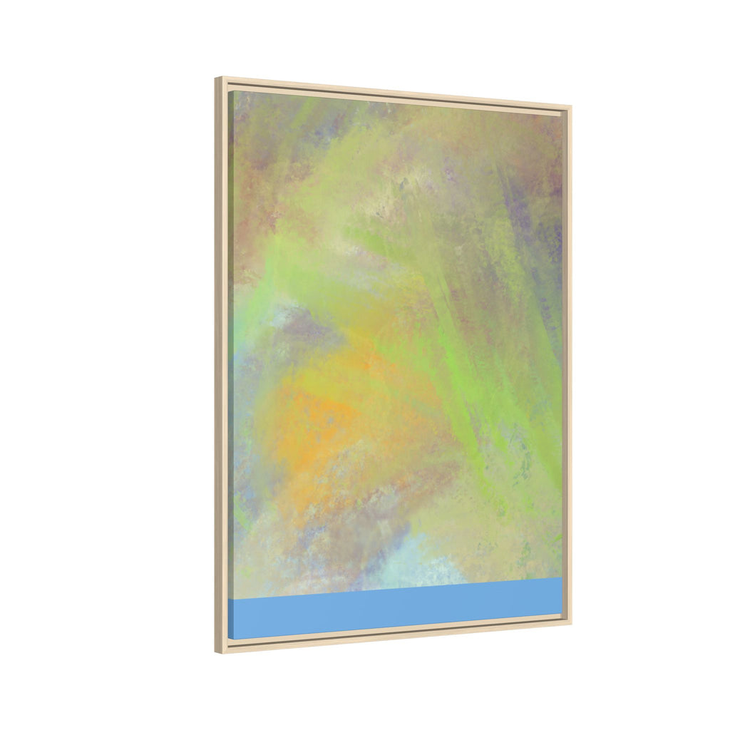 Calming Serenity on Matte Canvas, Framed