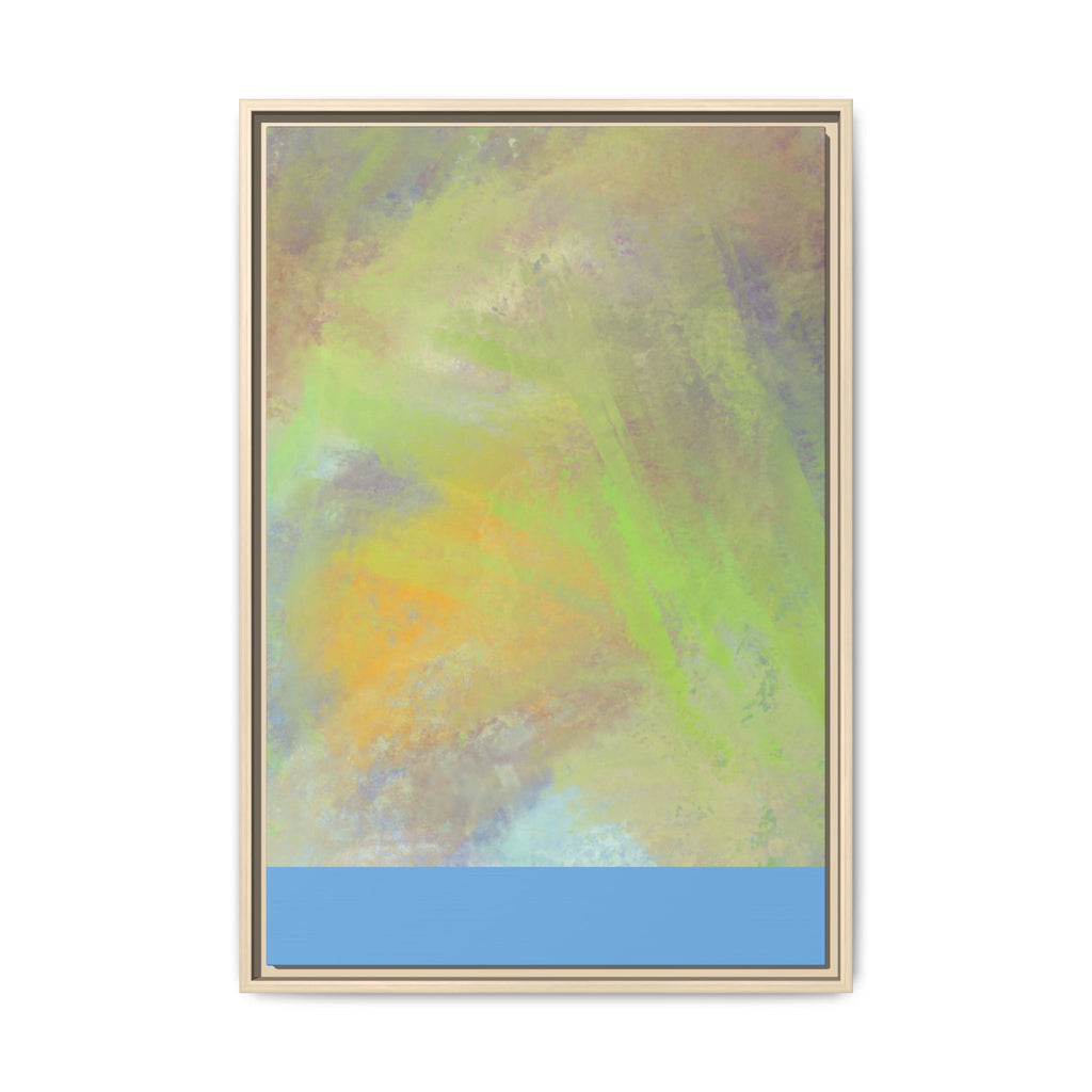 Calming Serenity on Matte Canvas, Framed