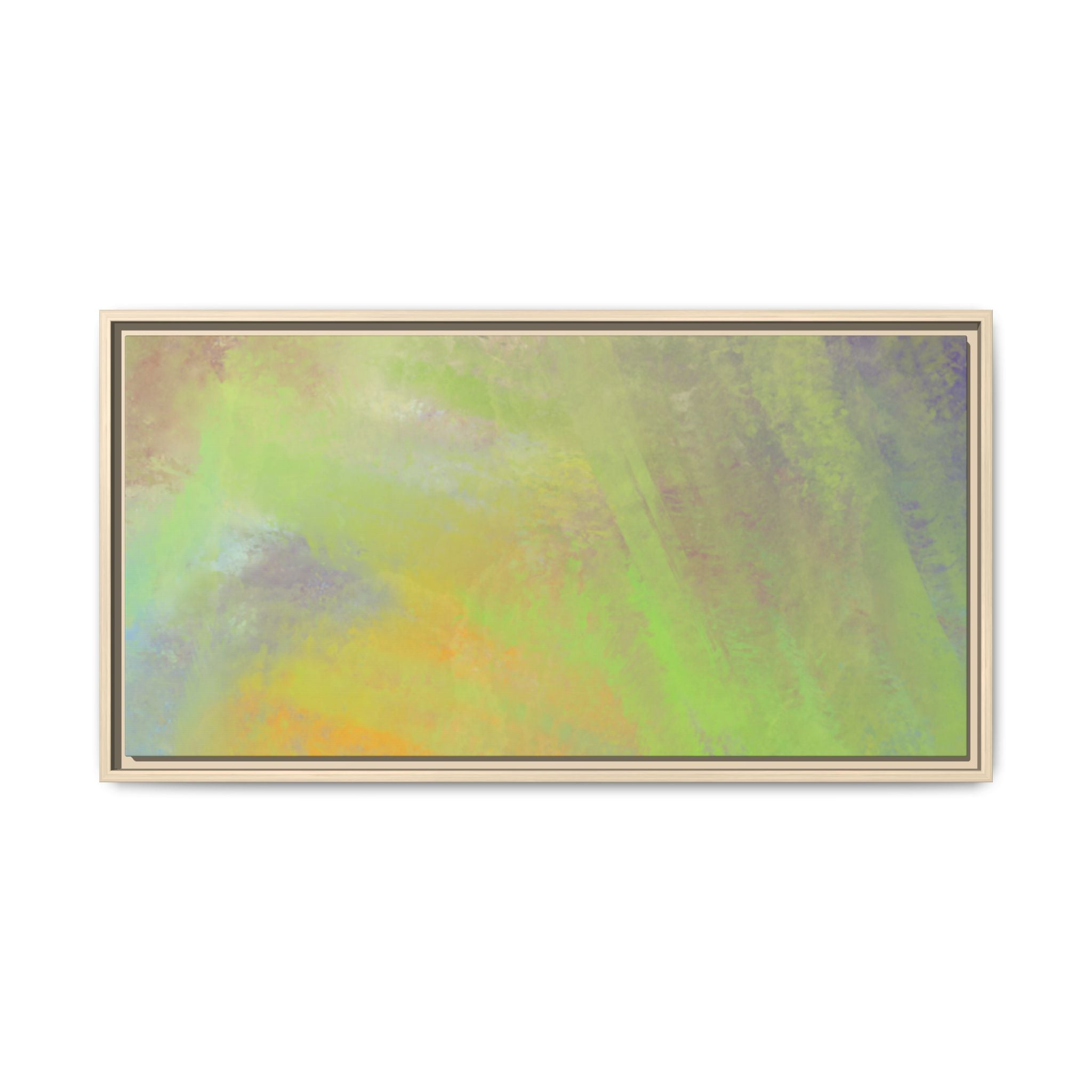 Calming Serenity on Matte Canvas, Framed