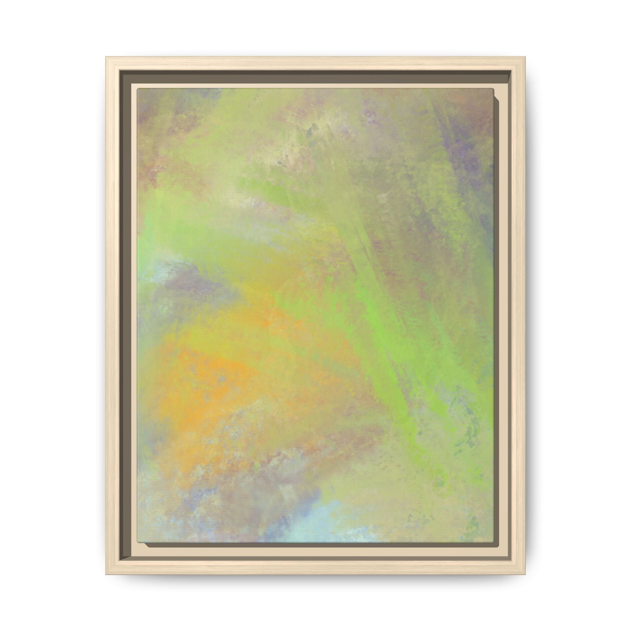 Calming Serenity on Matte Canvas, Framed
