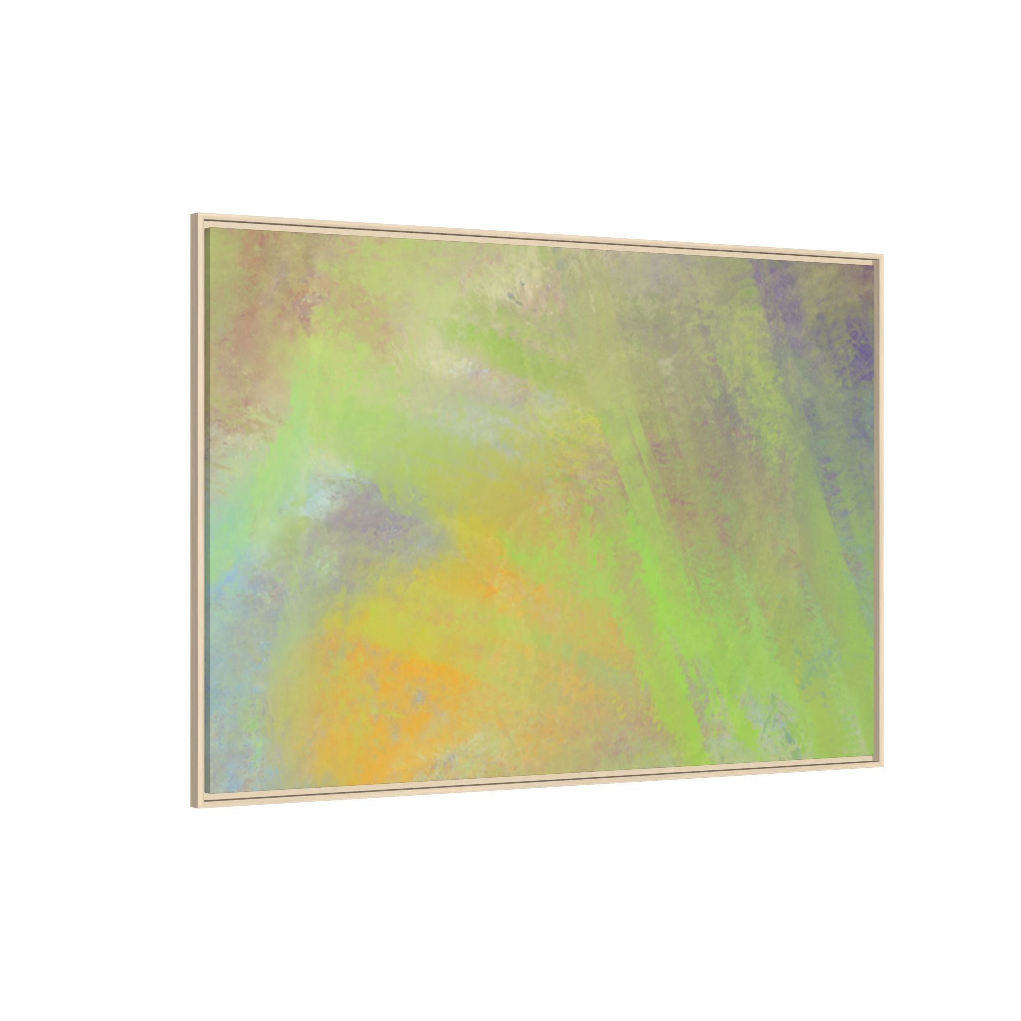 Calming Serenity on Matte Canvas, Framed