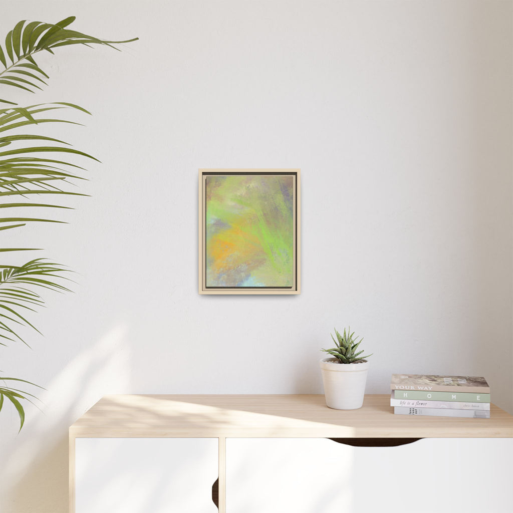 Calming Serenity on Matte Canvas, Framed