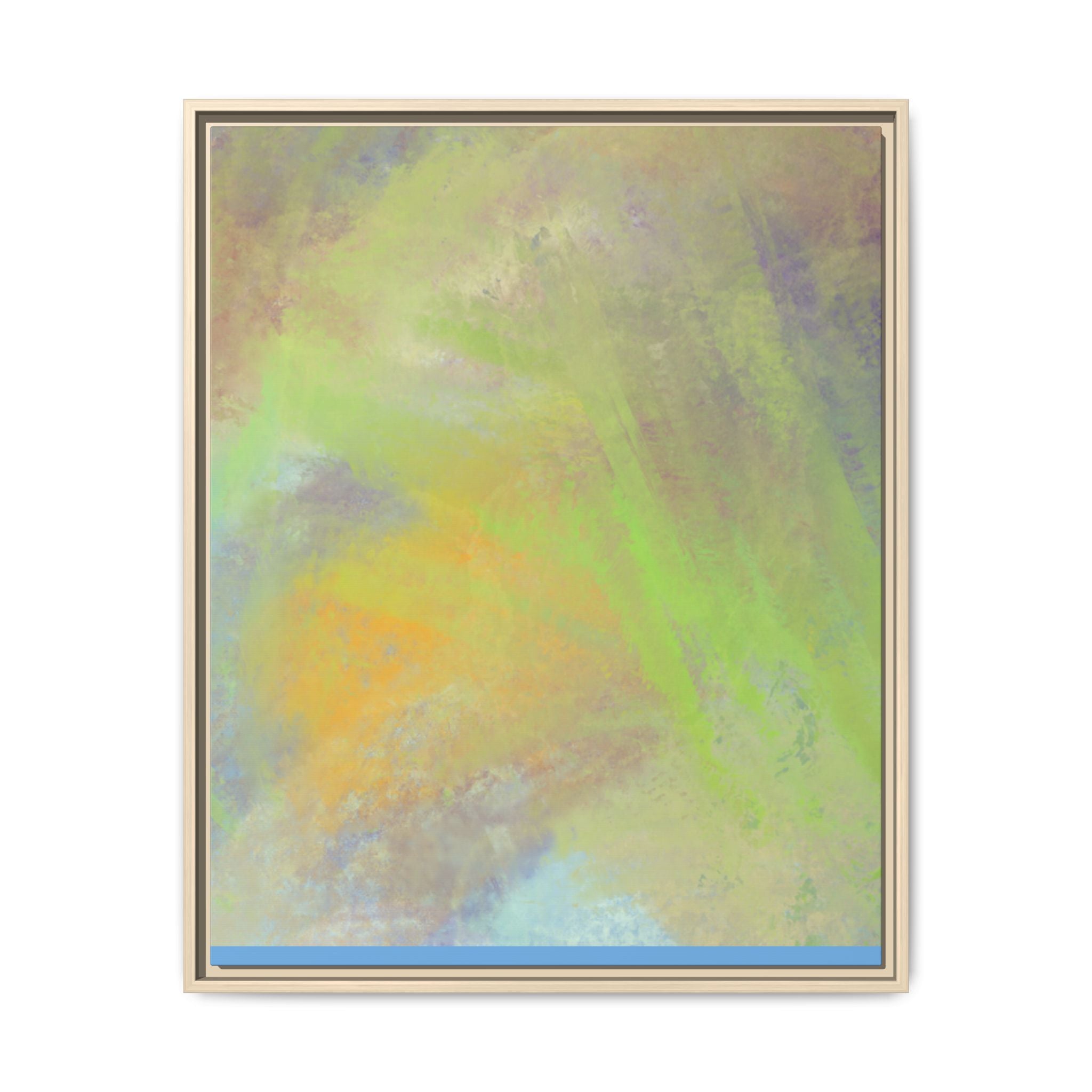 Calming Serenity on Matte Canvas, Framed