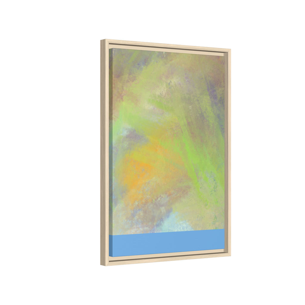 Calming Serenity on Matte Canvas, Framed