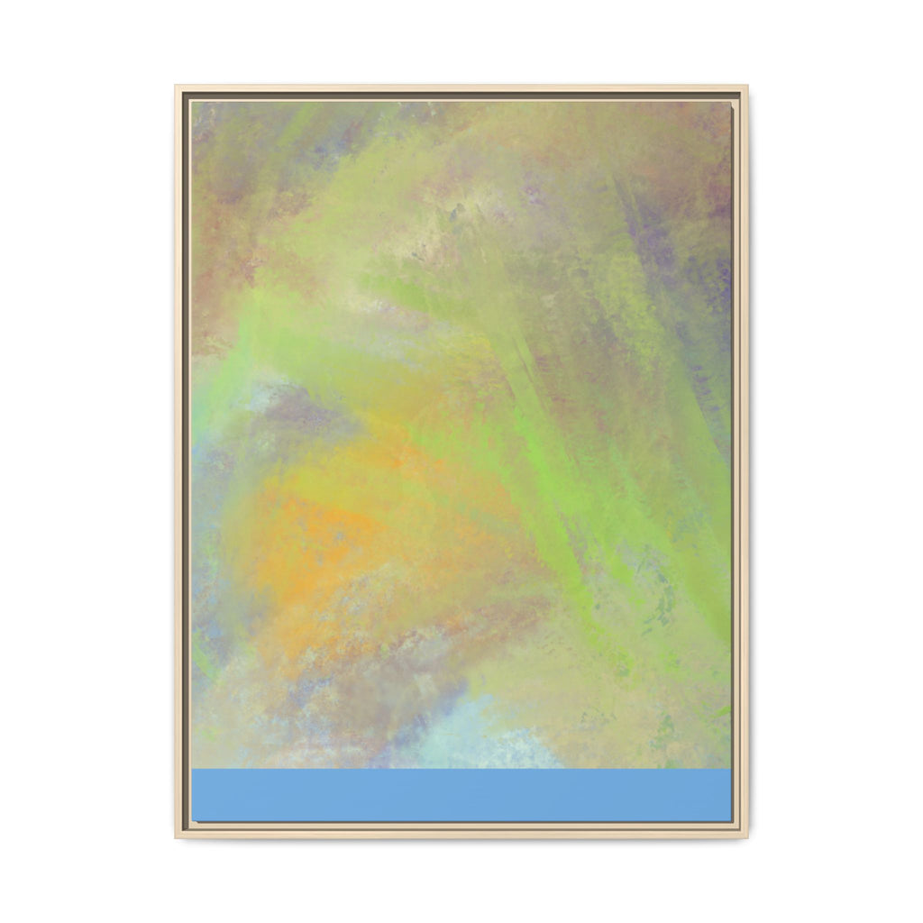 Calming Serenity on Matte Canvas, Framed