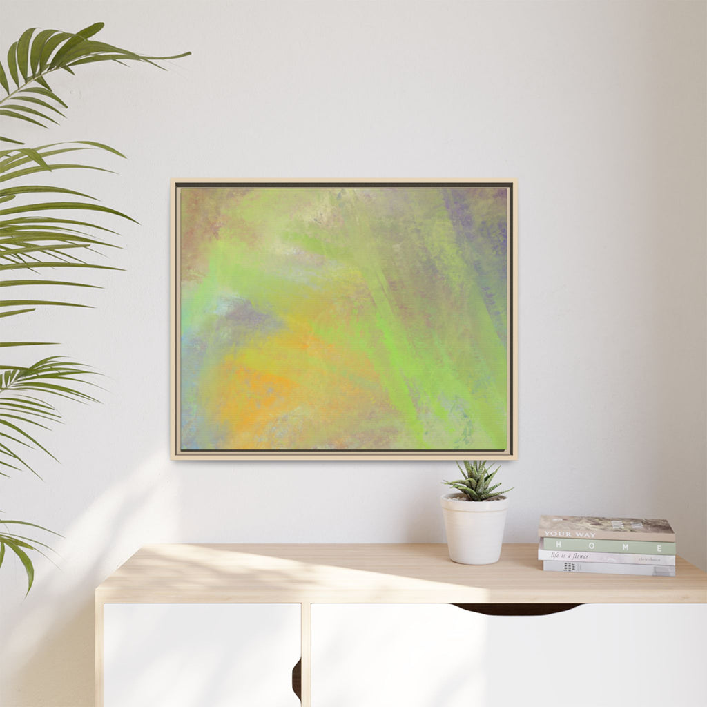 Calming Serenity on Matte Canvas, Framed