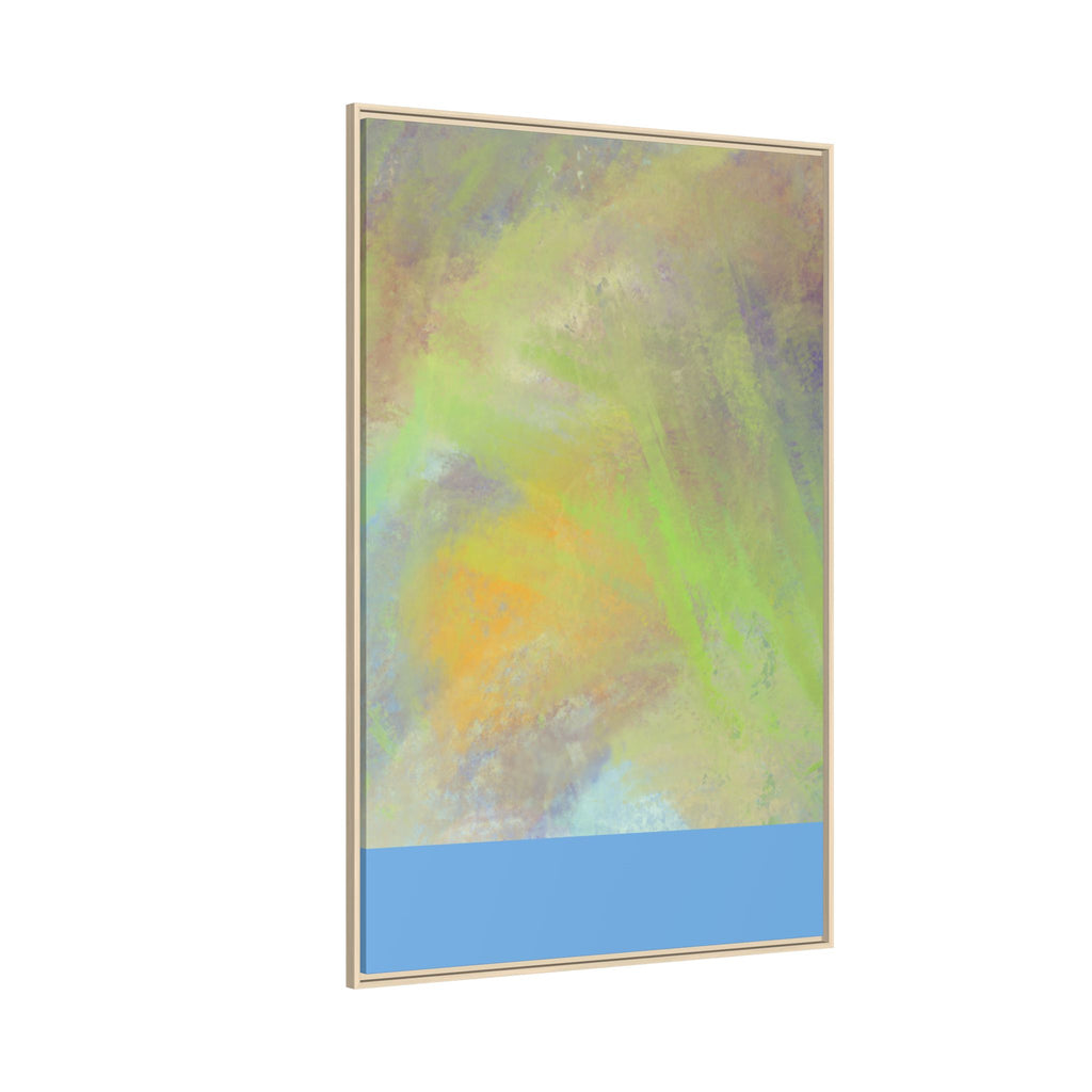 Calming Serenity on Matte Canvas, Framed