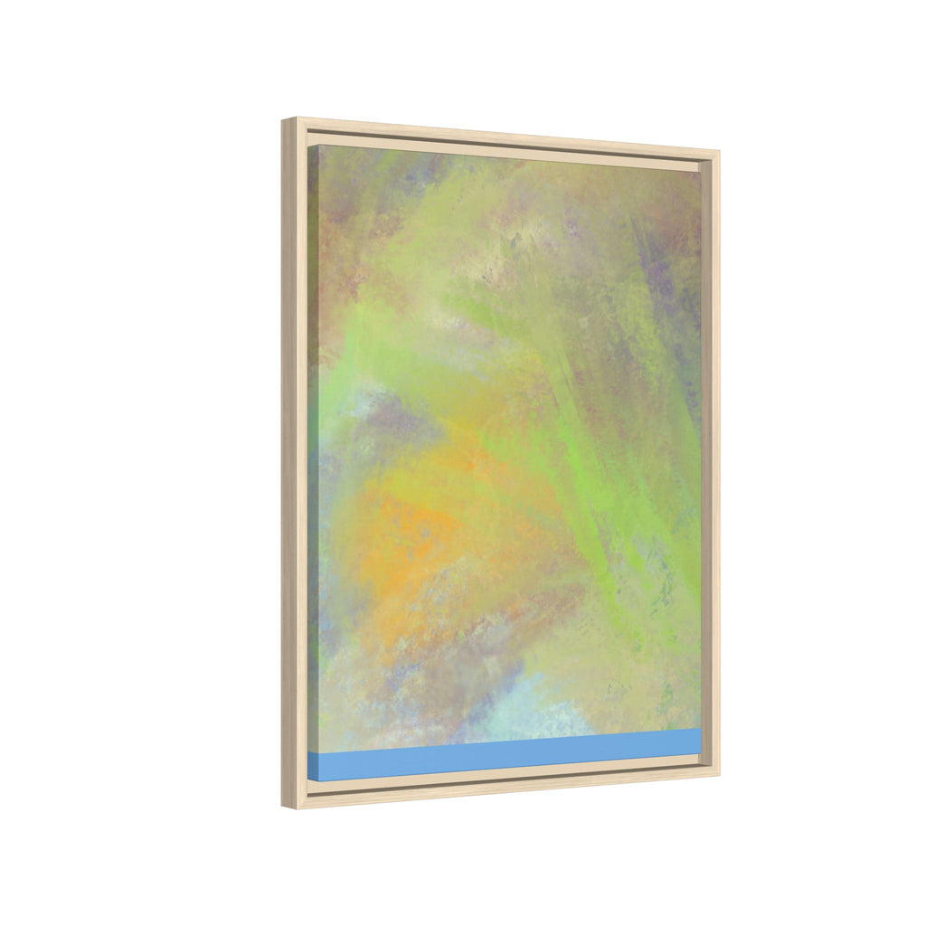 Calming Serenity on Matte Canvas, Framed